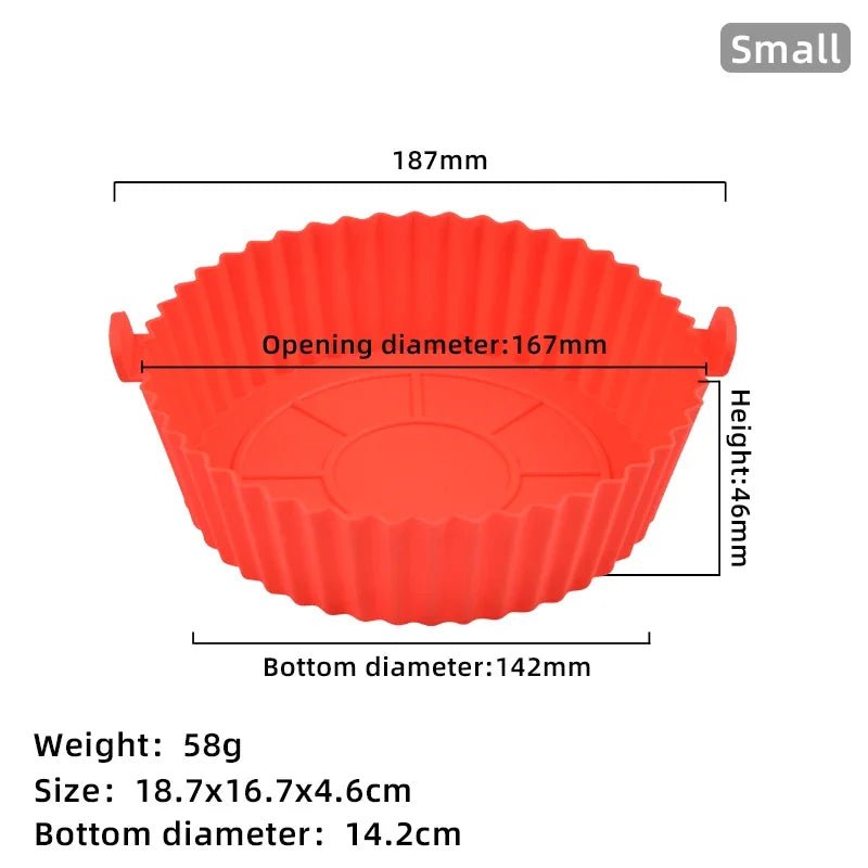 Moule en silicone pour friteuse à air / réutilisable - lavable - antiéclaboussures// accessoire cuisine. - Loulshop