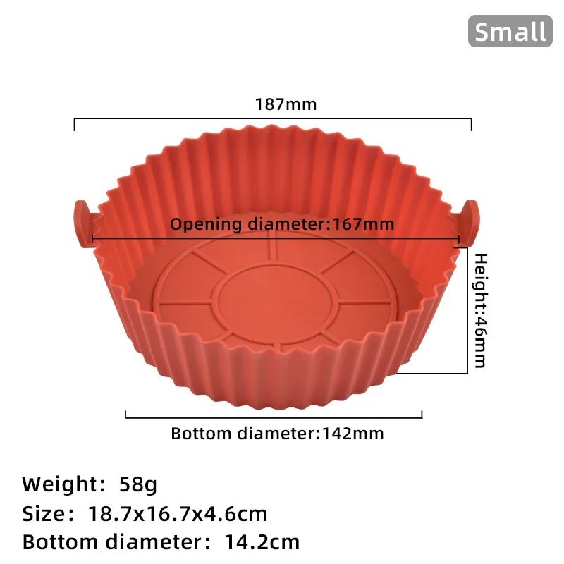 Moule en silicone pour friteuse à air / réutilisable - lavable - antiéclaboussures// accessoire cuisine. - Loulshop